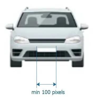 camera installation - plate width