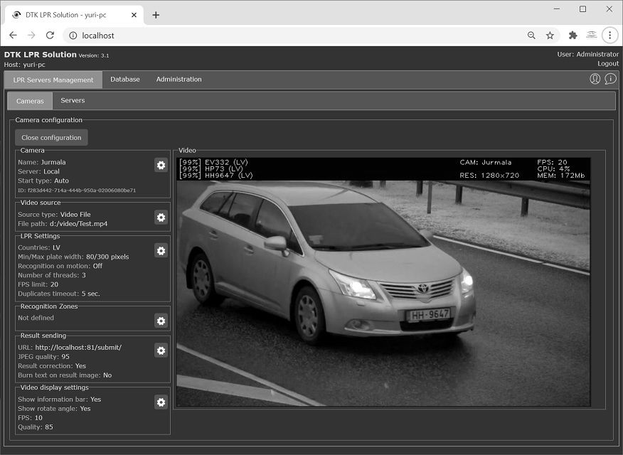 Windows 7 License Plate Recognition SDK 5.3 full